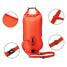 Orange Safety open water swimming snorkeling Swim Tow Floating Buoy Bag Swim Floating Buoy.